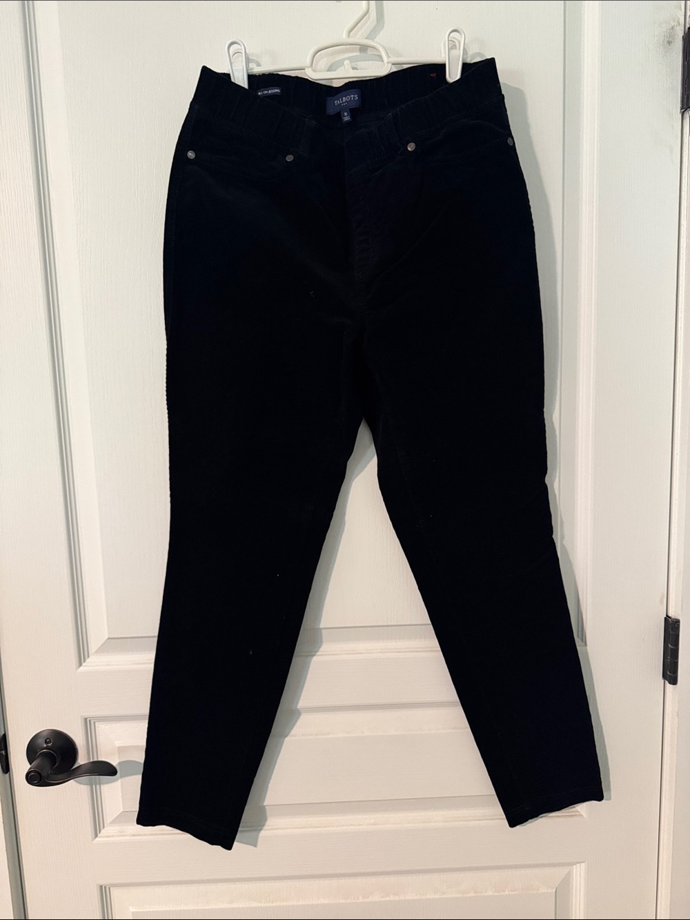 Talbots Black Corduroy pull on  Jeggings